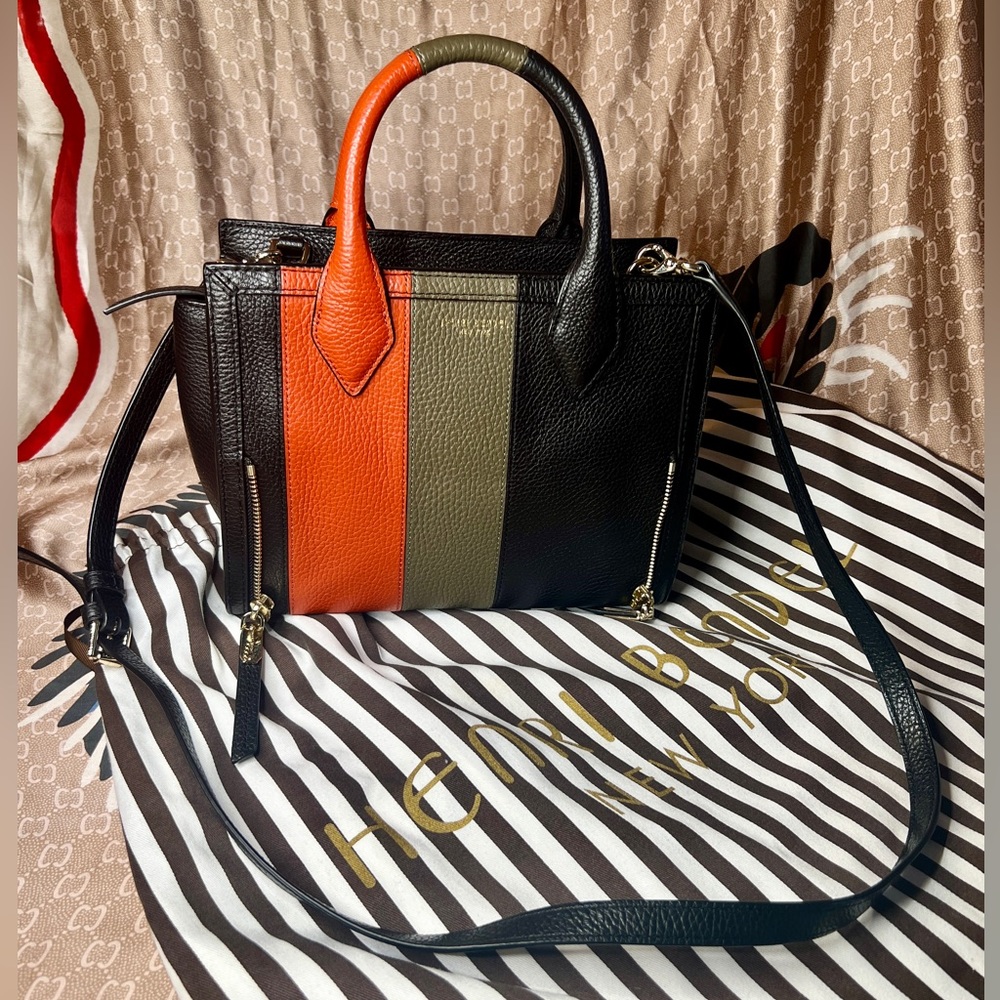 Henri Bendel Rivington Mini Color Block Tote
